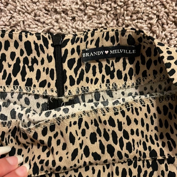 Brandy Melville Leopard/Cheetah Skirt - Picture 2 of 3
